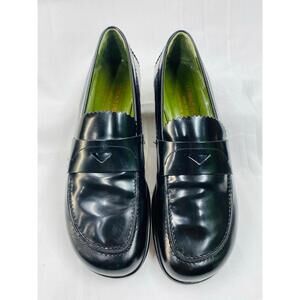 Donald J Pliner patent leather penny loafers shoes Womens size 8.5